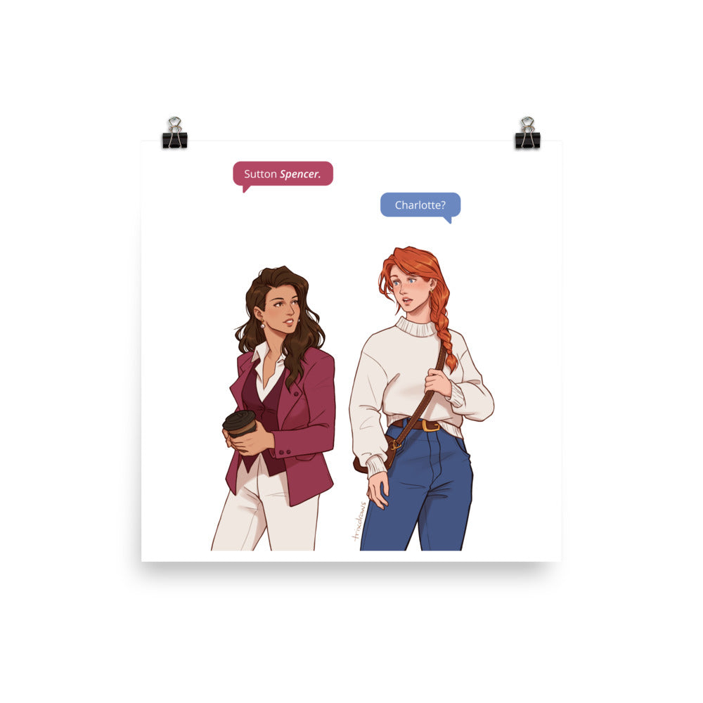 Those Who Wait - First Meeting Unframed Print