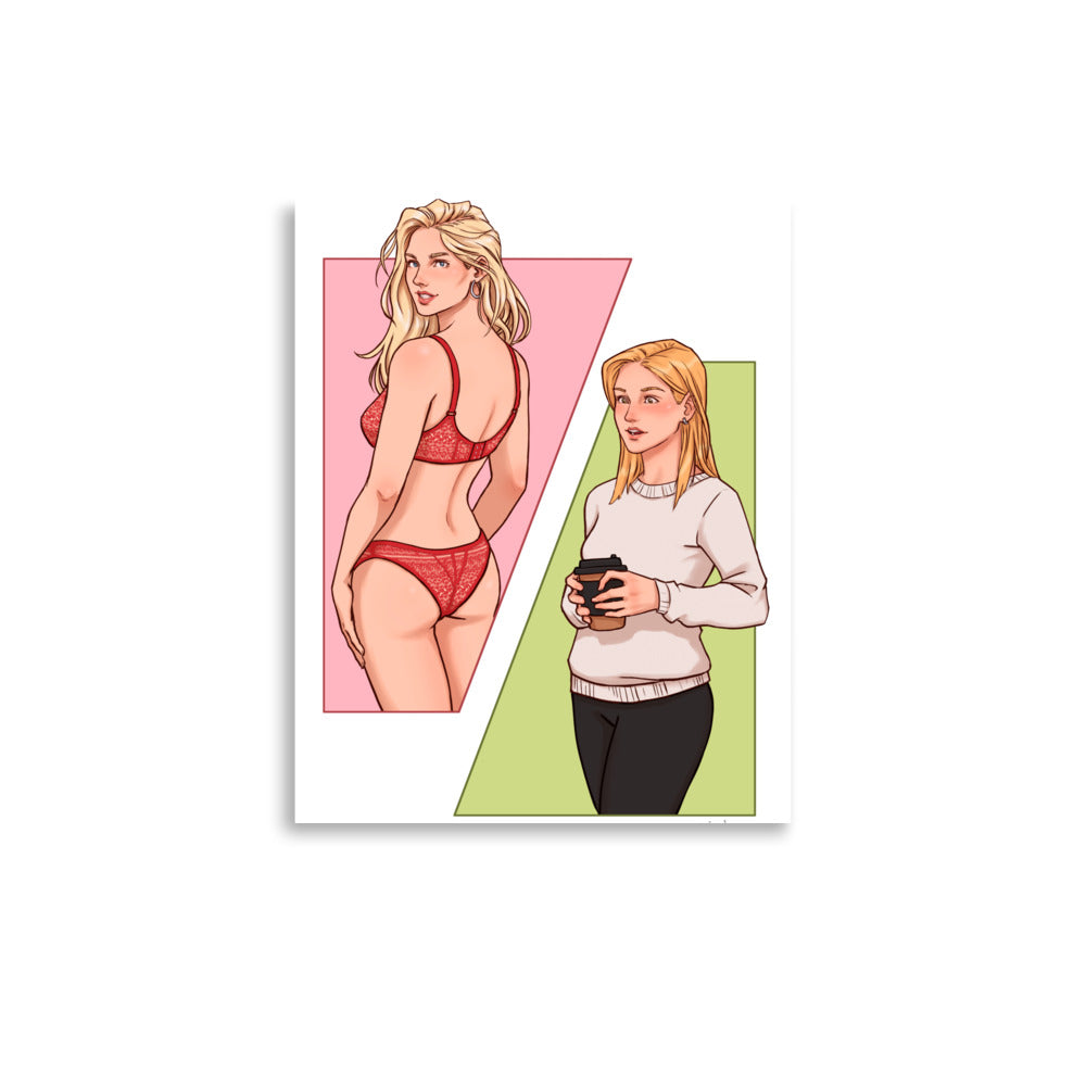 Riley's Struggle - Unframed Print