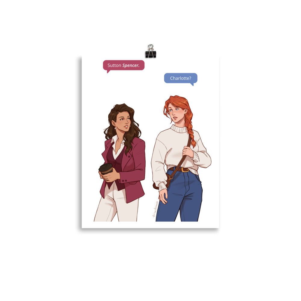 Those Who Wait - First Meeting Unframed Print