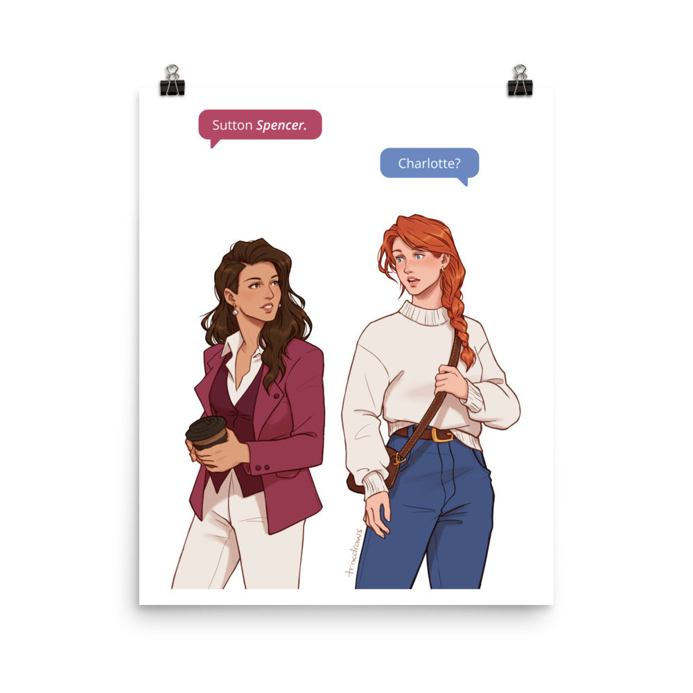 Those Who Wait - First Meeting Unframed Print