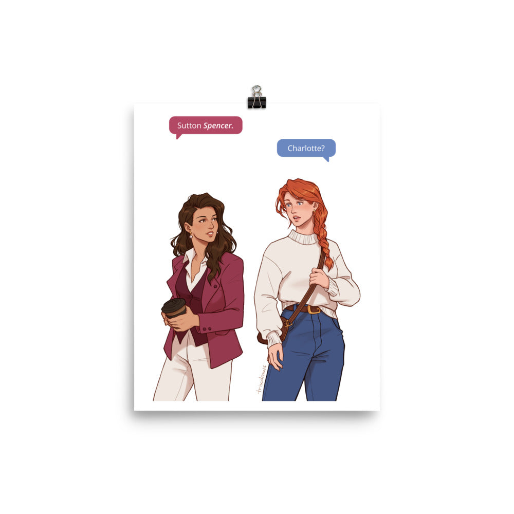 Those Who Wait - First Meeting Unframed Print