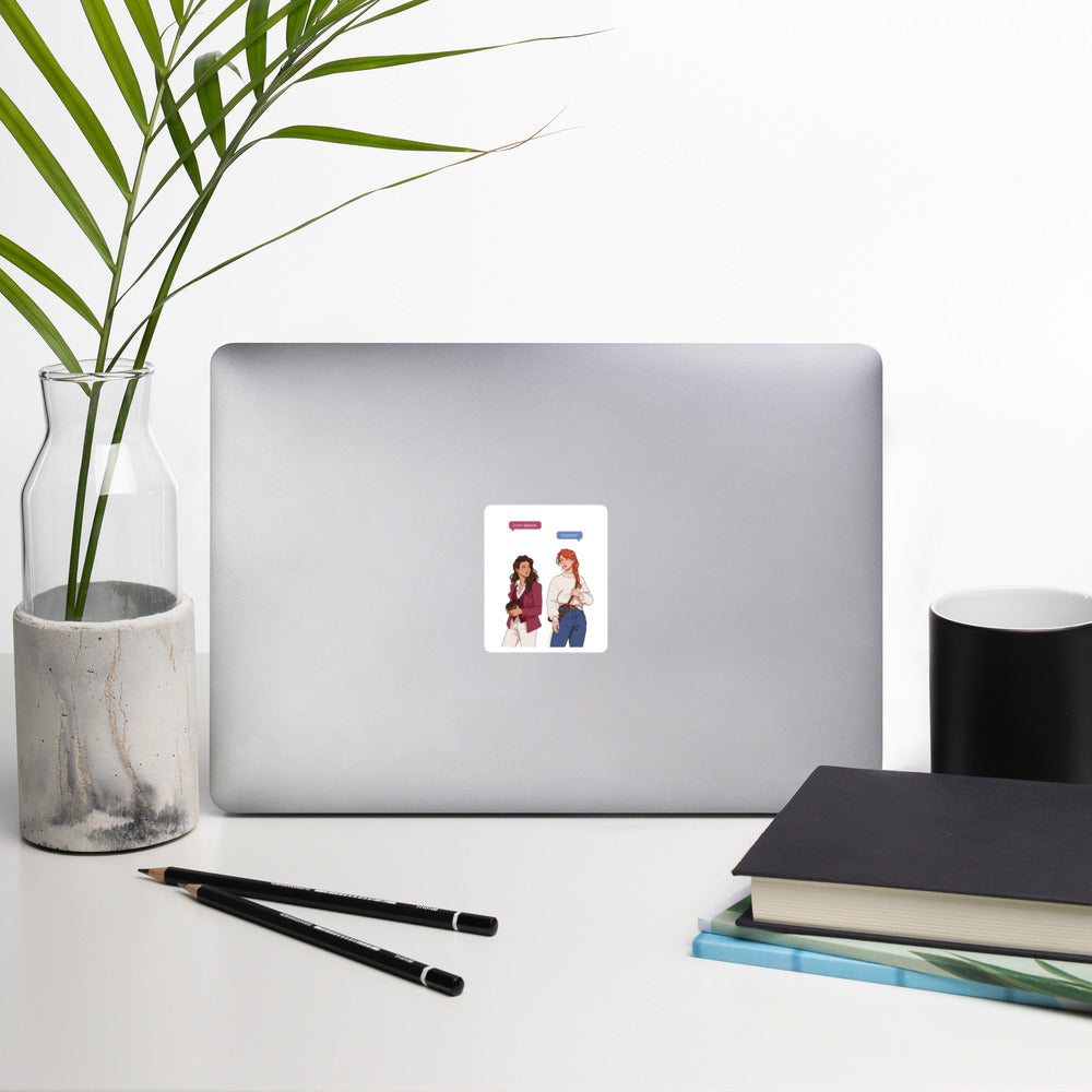Those Who Wait - the first meeting sticker